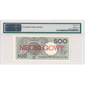 500 złotych 1990 - E - NIEOBIEGOWY - PMG 67 EPQ
