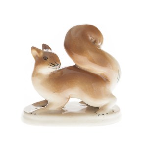 Figurka Wiewiórka - Zakłady Porcelany i Porcelitu w Chodzieży