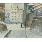 Franciszek SUNDERLAND (1 poł. XX w.), Stare Miasto w Warszawie, 1928