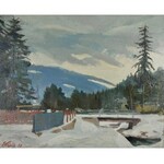 Franciszek WÓJCIK (1903-1984), Pejzaż górski ze strumieniem, 1938