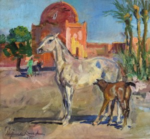 Wojciech KOSSAK (1856-1942), Z moich wrażeń - Motyw z Maroka, 1936