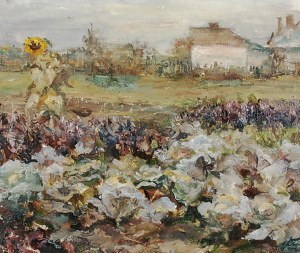 Marcin KITZ (1891-1943), Pejzaż z polem, 1905