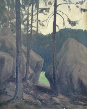 Michał DOBRIAK (1904-2001), Dno piekielne w Karkonoszach, 1947