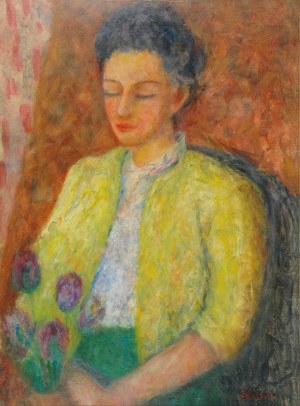 Eugeniusz EIBISCH (1895-1987), Portret żony artysty