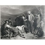 John Charles BROMLEY (1795-1839),, Polowanie na jelenia w Glenn Tilt [Jan 4. książe Atholl z upolowanym jeleniem], 1833