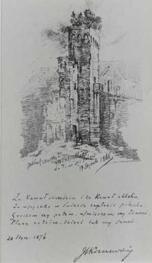 Józef Ignacy KRASZEWSKI (1812-1887), La Tour des Pins (Wieża Sosen)
