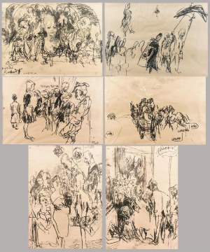 Feliks TOPOLSKI (1907-1989), Kronika Topolskiego, lata 50. XX w.