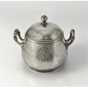 CHRISTOFLE COMPANY (active since 1830), Monogrammed sugar bowl