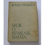 Spór o istnienie świata autograf Romana Ingardena