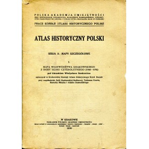 Atlas historyczny Polski Serja A: Mapy szczegółowe