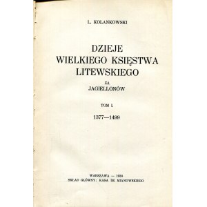 Dzieje Wielkiego Księstwa Litewskiego za Jagiellonów