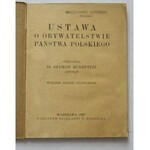Ustawa o obywatelstwie Państwa Polskiego Szymon Rundstein