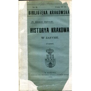 Historya Krakowa w zarysie Klemens Bąkowski