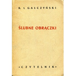 Ślubne obrączki K. I. Gałczyński 1949