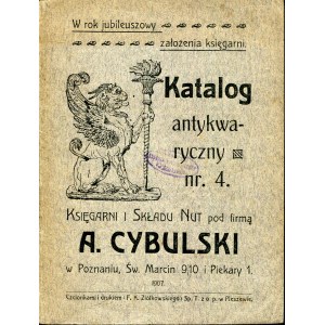 Katalog antykwaryczny nr. 4. A. Cybulski