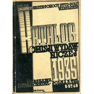 Katalog Komisji Wydawniczej 1935