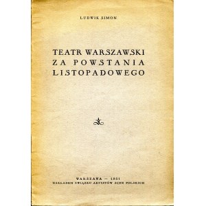 Teatr Warszawski za Powstania listopadowego