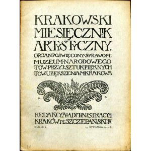 Krakowski Miesięcznik Artystyczny nr 1 1912 r.