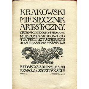 Krakowski Miesięcznik Artystyczny nr 7 1911 r.