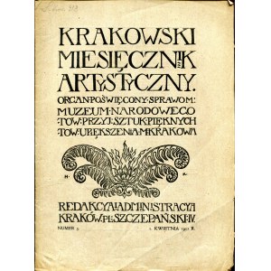 Krakowski Miesięcznik Artystyczny nr 3 1911 r.