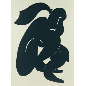 Niebieski akt (wg Matisse`a), 2017