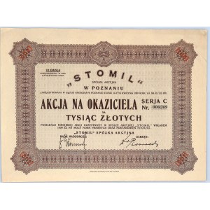 Stomil SA, Em.III, Seria C, 1000 złotych 1935