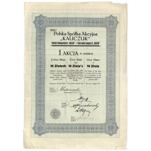 Polska SA KAUCZUK, 10 złotych 1927