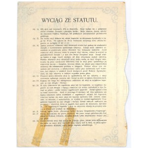 EKONOMIA SA Gospodarstwa Krajowego, Em.I, 50 x 5.000 marek 1922 z zawiadomieniem