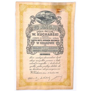 J.Górecki, W.Kucharski i S-ka Fabryka Wyrobów Metalowych w Krakowie, Em.3, 10 x 700 marek 1923