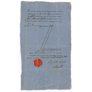 Towarzystwo Ogniowe 1808, Pierwsza Polska Polisa, 200 talarów 1810