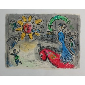 Marc Chagall (1887-1985) Słońce z czerwonym koniem