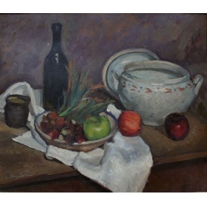 Janusz Strzałecki,Jast (1902-1983) Still life