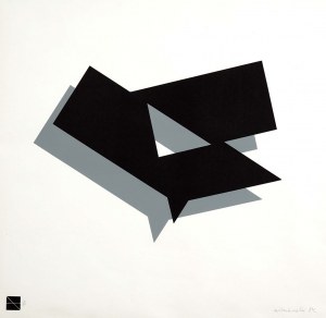 Ryszard Winiarski (1936 Lwów - 2006 Warszawa), Kompozycja geometryczna, 1984