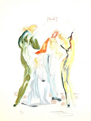 Salvador Dalí (1904 Figueras, Hiszpania - 1989 Figueras, Hiszpania), La Danse (Dante, Les Servantes)