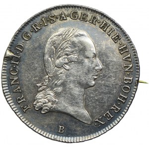 Broszka, Austria, Franciszek II, 1/4 talara 1797 B