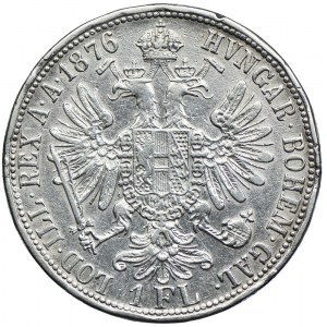 Austria, Franciszek Józef I, 1 floren 1876