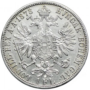 Austria, Franciszek Józef I, 1 floren 1878