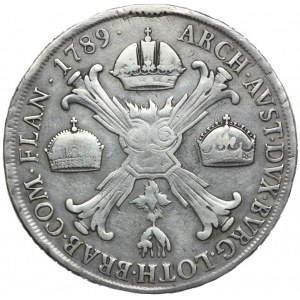 Niderlandy Austriackie, Józef II, talar 1789 M, Mediolan