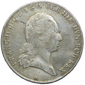 Niderlandy Austriackie, Franciszek II, talar 1796 A, Wiedeń