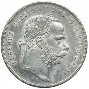 Węgry, Franciszek Józef I, 1 forint 1879 KB, Kremnica