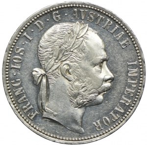 Austria, Franciszek Józef I, 1 floren 1884