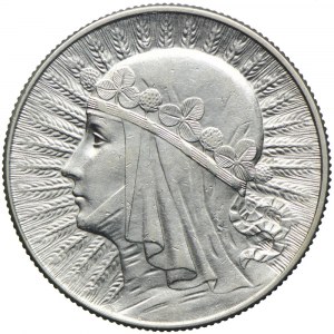 5 złotych 1934, Głowa Kobiety