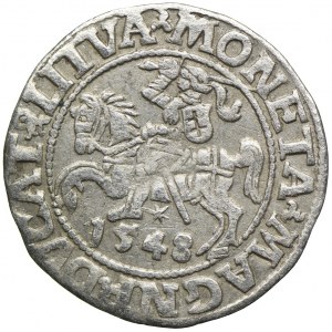 Zygmunt II August, półgrosz 1548, Wilno