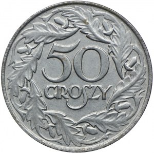 50 groszy 1938, nieniklowane