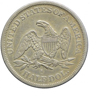 USA, 1/2 dolara 1865 S, San Francisco