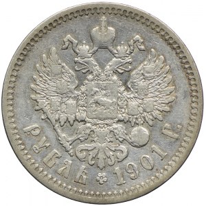 Rosja, Mikołaj II, 1 rubel 1901 (Ф•З)
