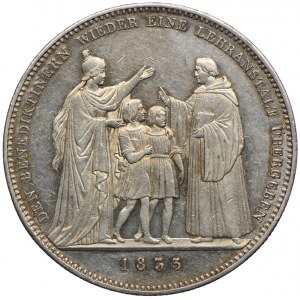 Niemcy, Bawaria, talar pamiątkowy 1835, przekazanie szkoły zakonowi Benedyktów