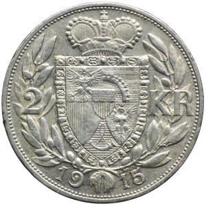 Liechtenstein, Jan II, 2 korony 1915