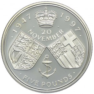 Wielka Brytania, 5 funtów 1997