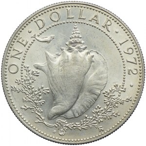 Bahamy, Elżbieta II, 1 dolar 1972